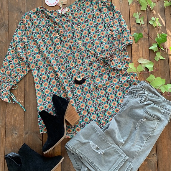 Umgee Tops - Kimmy Print Top